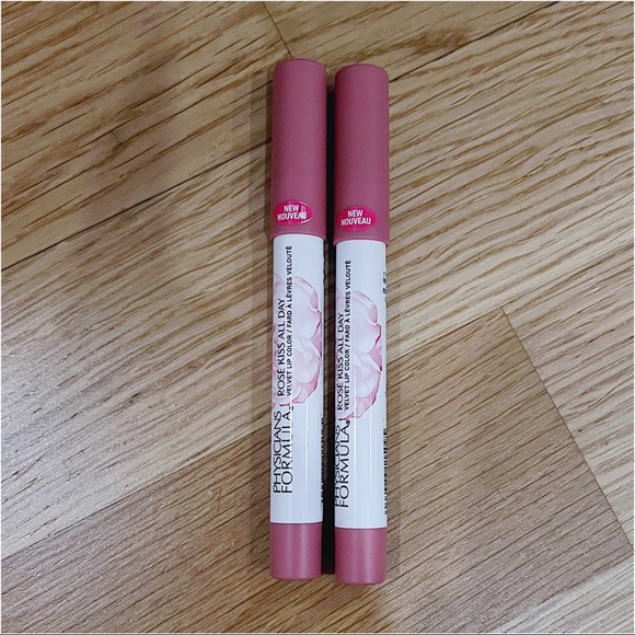PHYSICIANS FORMULA ROSÉ KISS ALL DAY VELVET LIP COLOUR IN FIRST KISS X2 - NEW - Picture 4 of 4